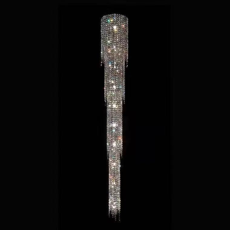 Riviko Grand Lumina Multi-layered Round Chandelier - Background Shot