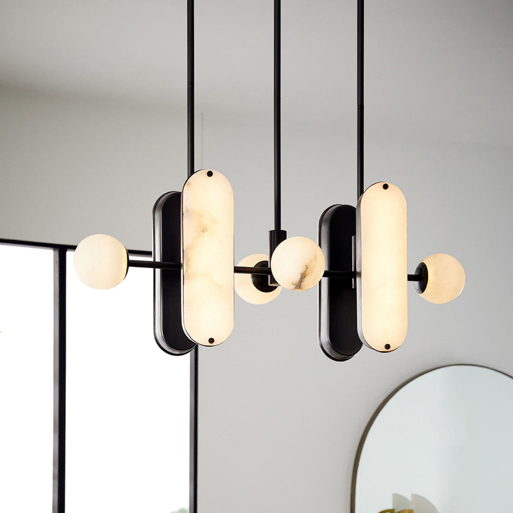 Maradona Pendant Light, Designer Choice Linear Chandelier - Riviko
