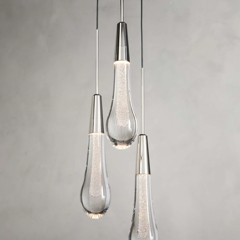 Soltaire Raindrop 3-Light Pendant