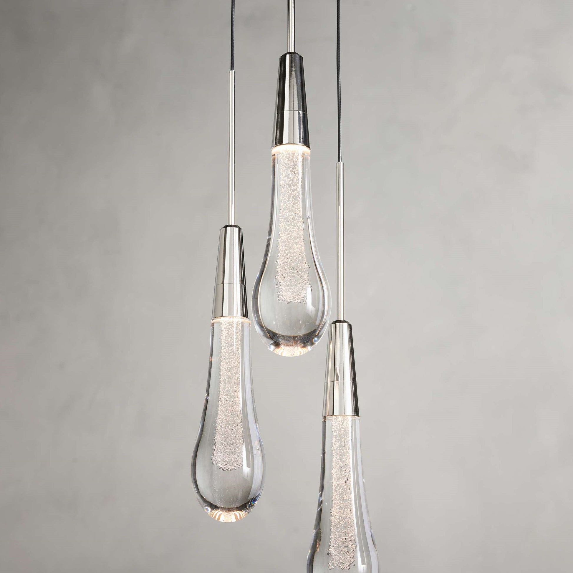 Soltaire Raindrop 3-Light Pendant