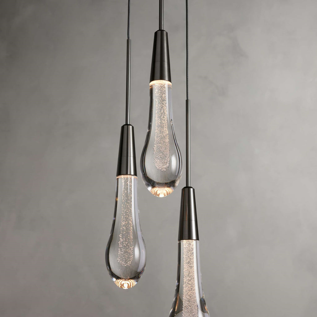Soltaire Raindrop 3-Light Pendant