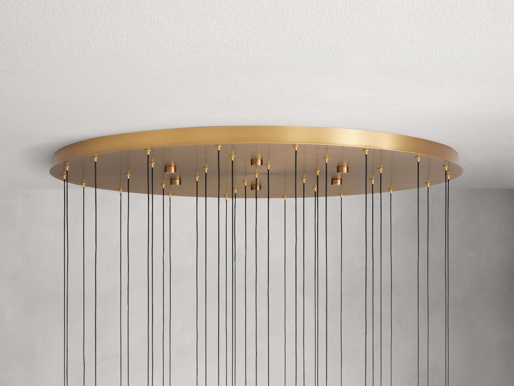 Soltaire Round Chandelier 17"24"36"48''58"
