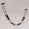 Riviko Ariadne Alabaster 4-Light Chandelier - Background Shot