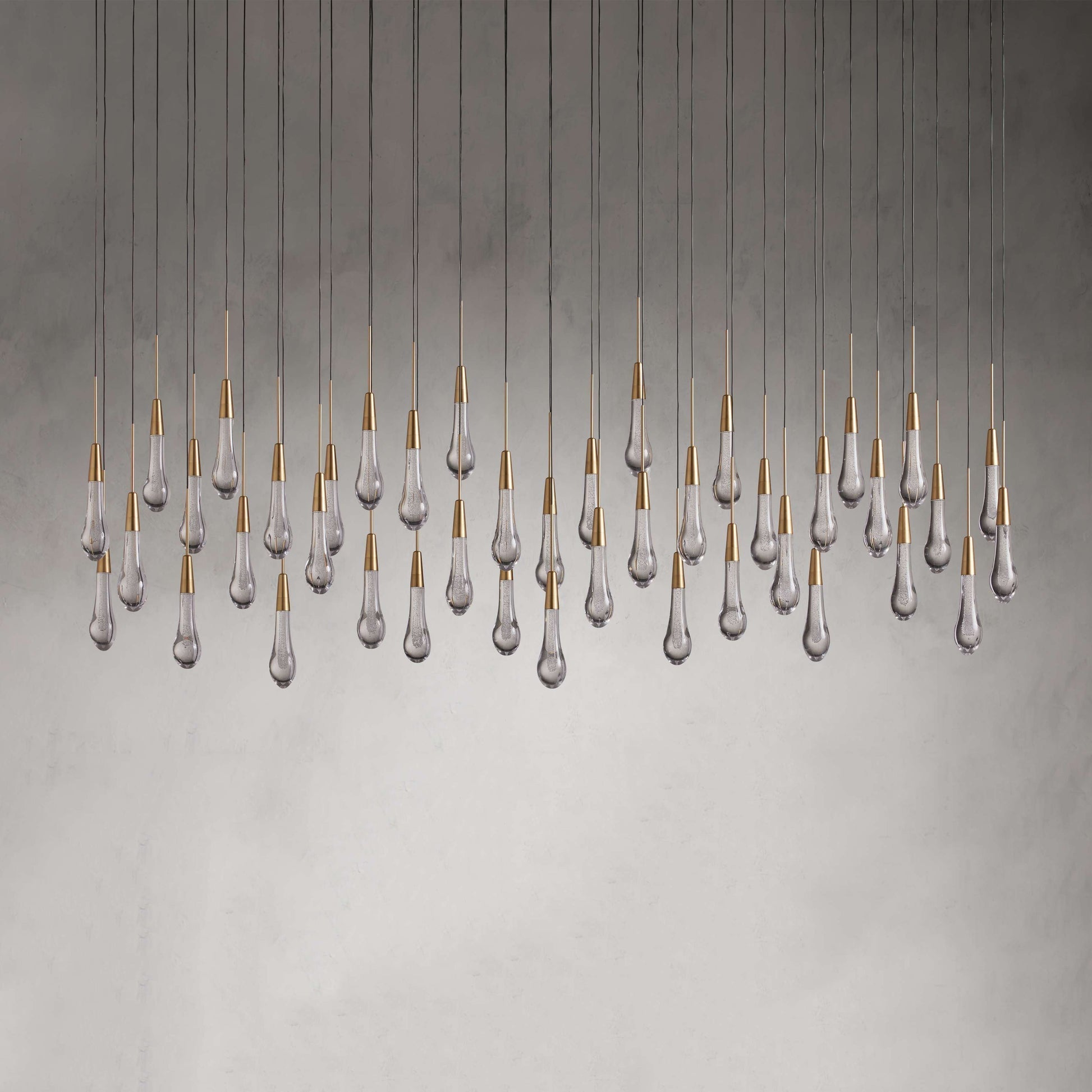 Soltaire Raindrop Linear Chandelier