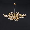 Riviko Ginkgo Bloom Ceramic Chandelier - Background Shot