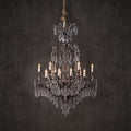Riviko Grand Baroque Tiered Glass Chandelier - Background Shot