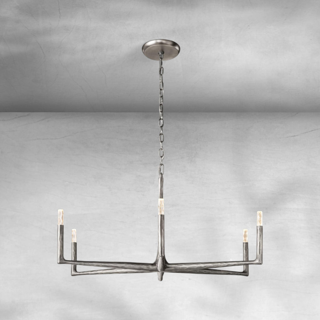 Thalen Forged Round Chandelier