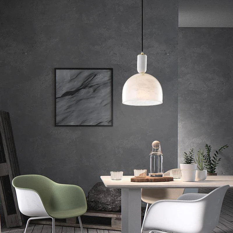 Mila Modern Alabaster Pendant Light For Living Room Pendant Light Riviko Size A