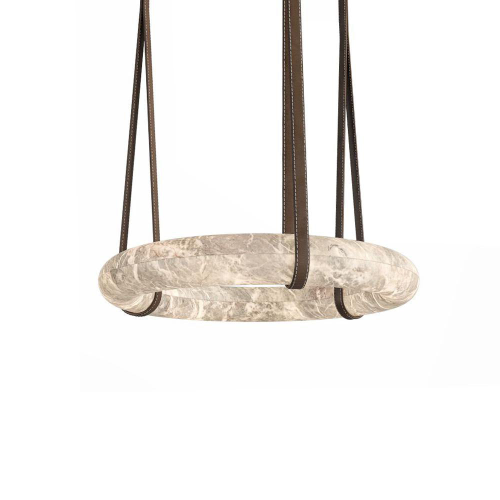 Riviko Alabaster Orb Modern Pendant - Background Shot