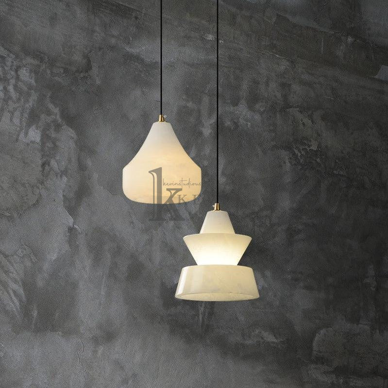 Felix Small Alabaster Pendant Light Besides Bed Pendant Light Riviko