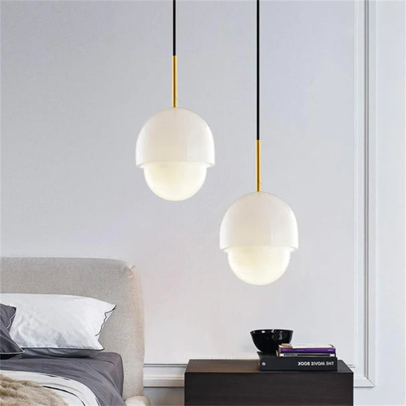 Mila Modern Alabaster Pendant Light For Living Room Pendant Light Riviko