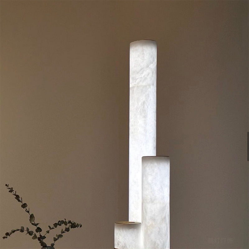 Keturah Modern Artistic Alabaster Floor Lamp For Living Room Chandelier Riviko