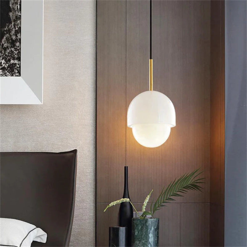 Mila Modern Alabaster Pendant Light For Living Room Pendant Light Riviko