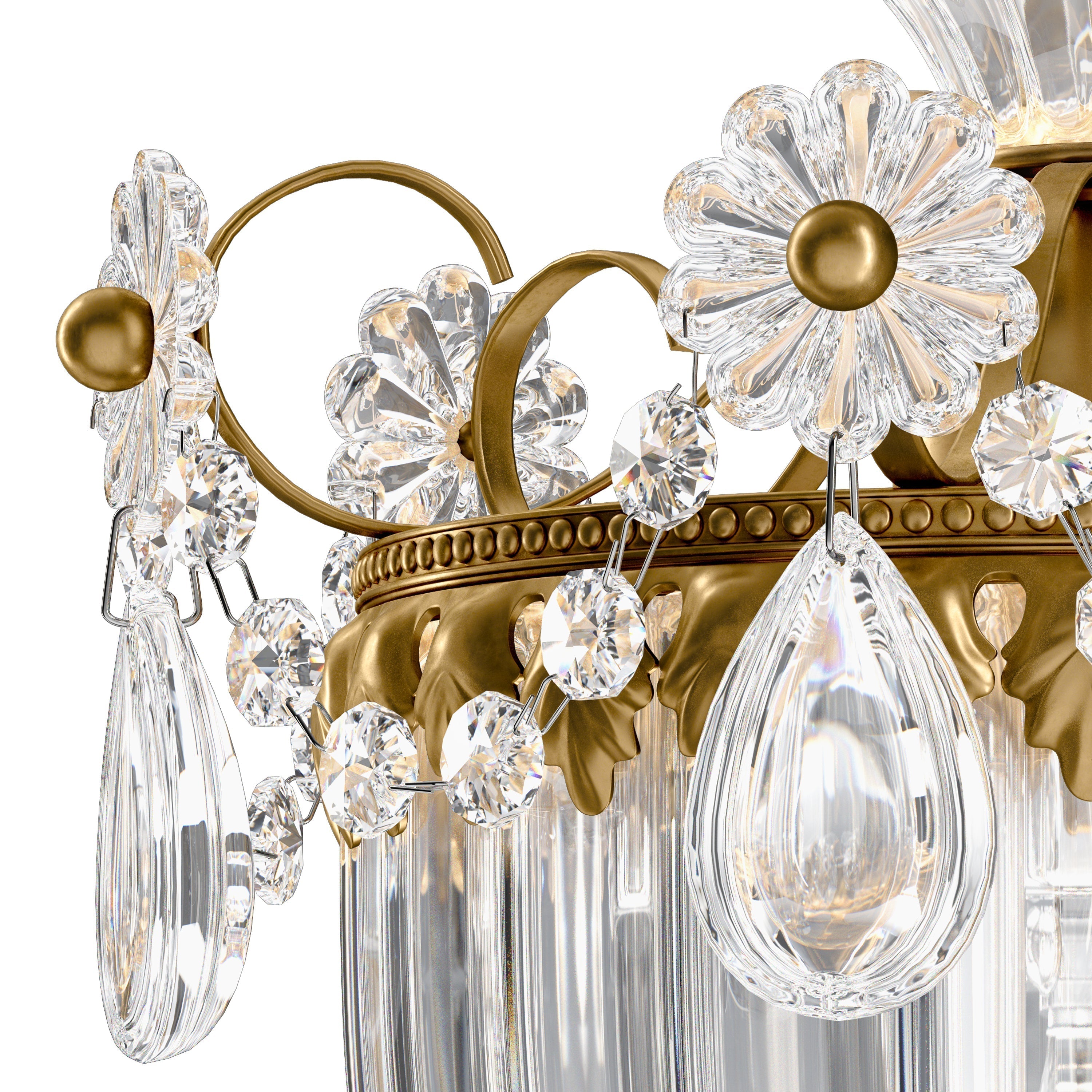 Riviko Heritage Bloom 1-Light Wall Sconce - Background Shot