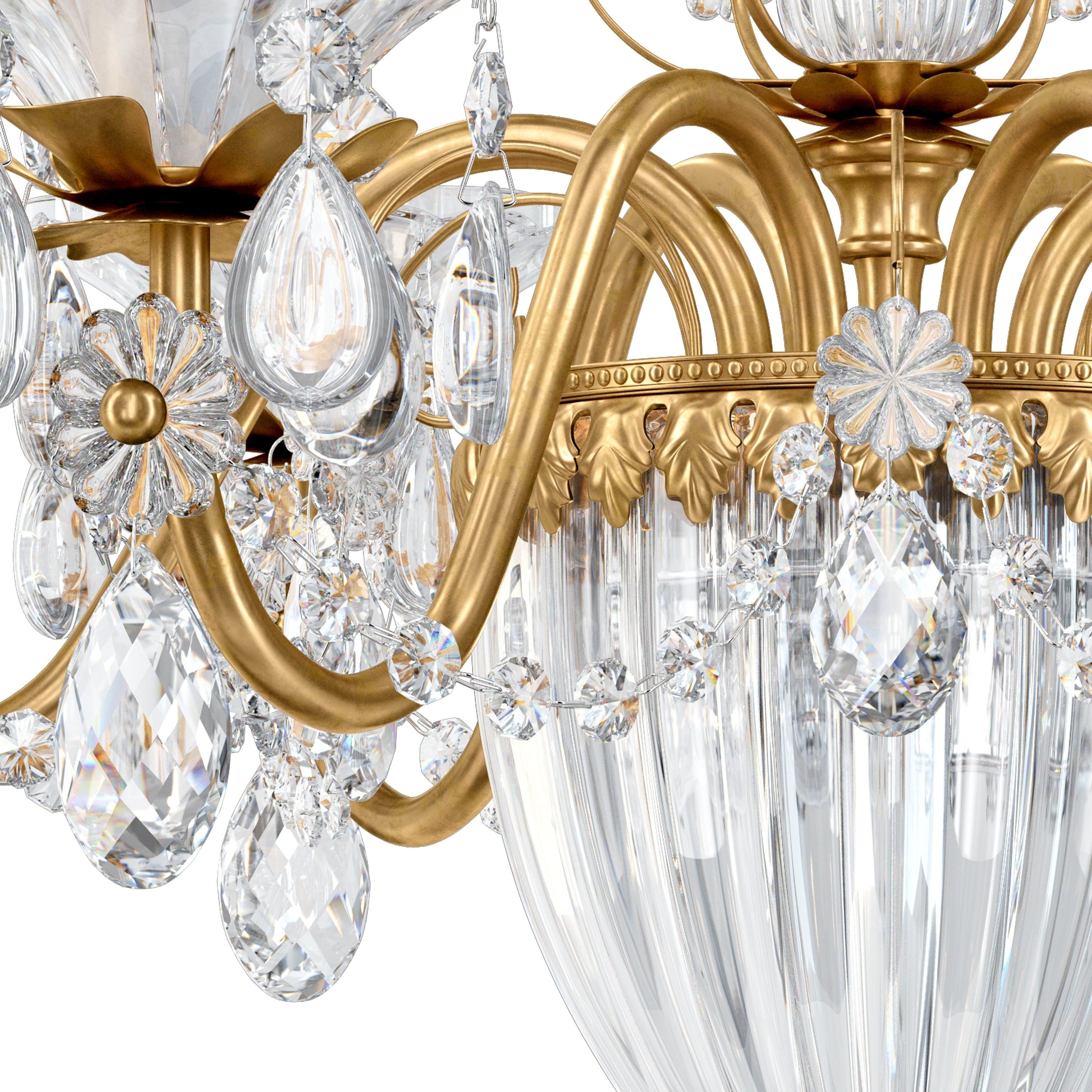 Riviko Heritage Bloom 7-Light Chandelier - Background Shot