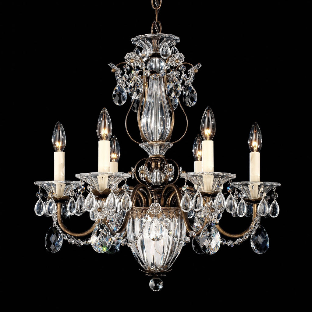 Riviko Heritage Bloom 7-Light Chandelier - Background Shot