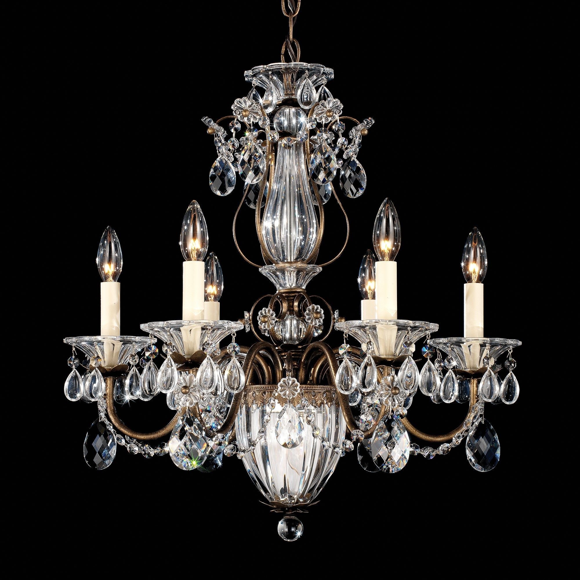 Riviko Heritage Bloom 7-Light Chandelier - Background Shot