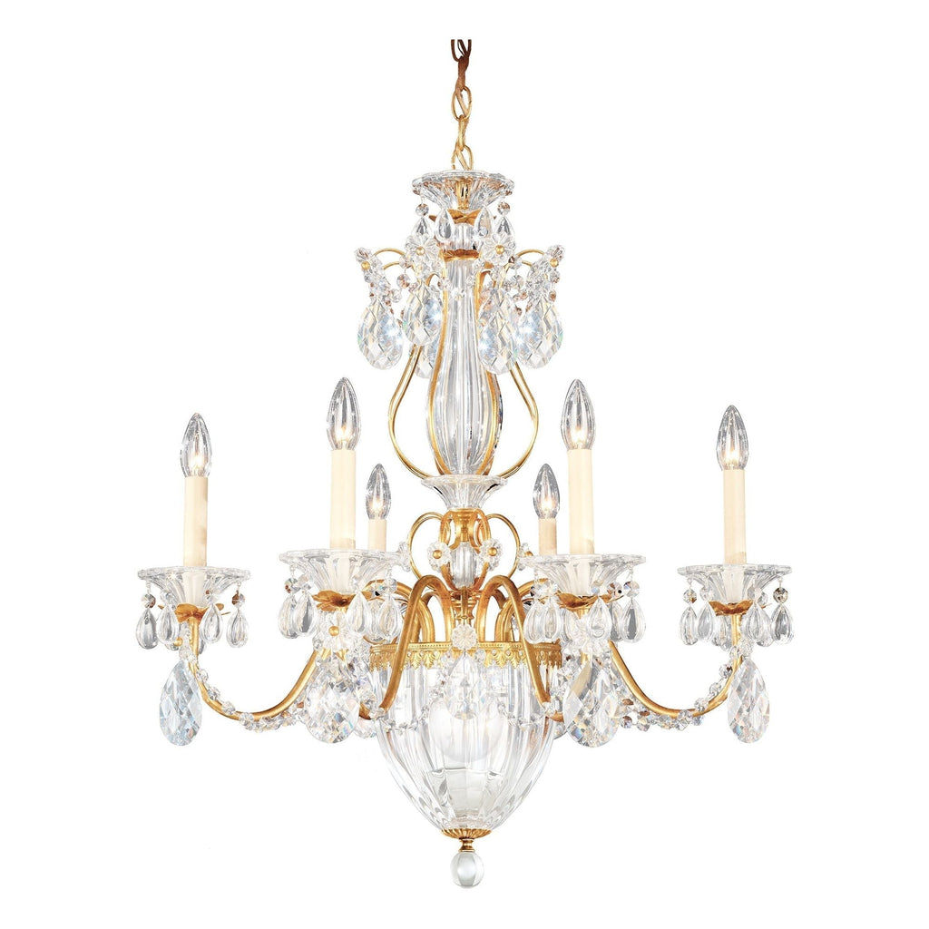 Riviko Heritage Bloom 7-Light Chandelier - Background Shot