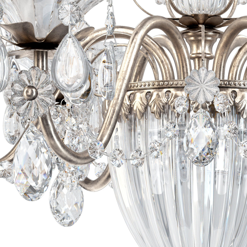Riviko Heritage Bloom 7-Light Chandelier - Background Shot