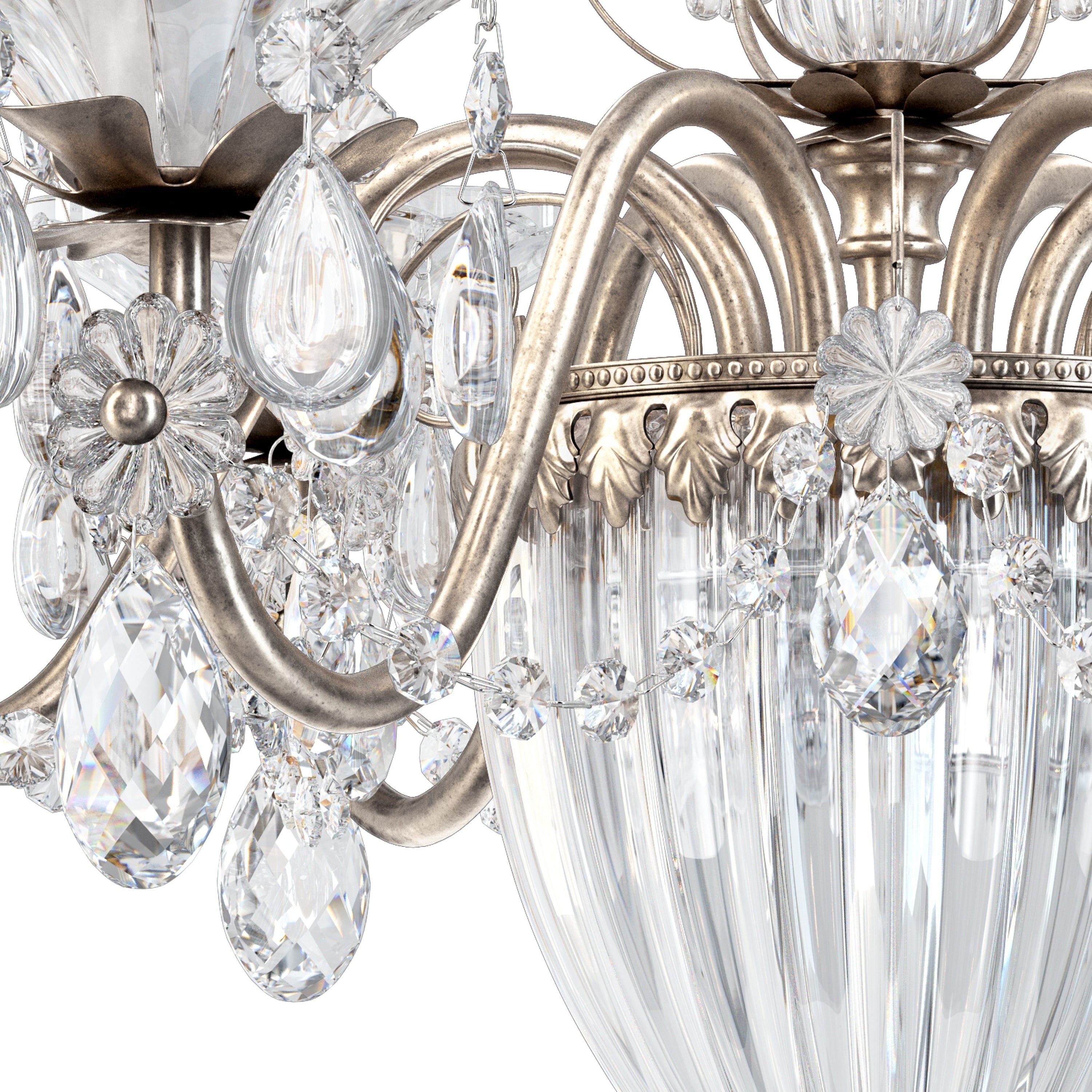 Riviko Heritage Bloom 7-Light Chandelier - Background Shot