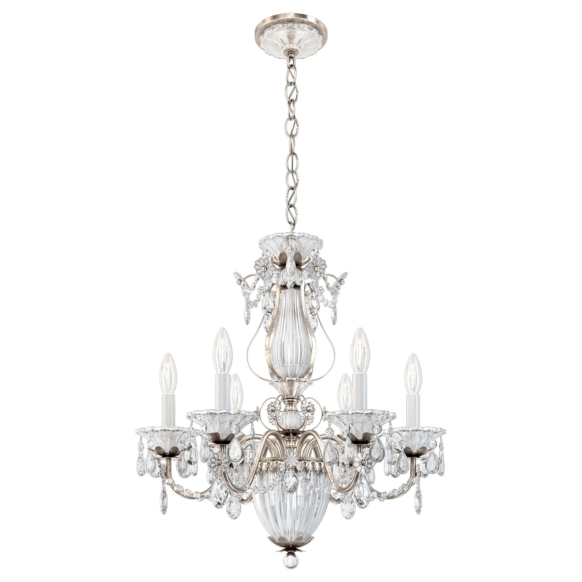 Riviko Heritage Bloom 7-Light Chandelier - Background Shot
