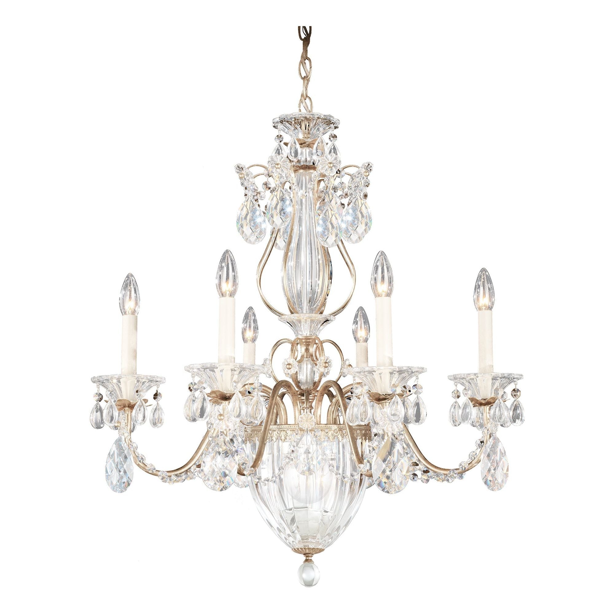 Riviko Heritage Bloom 7-Light Chandelier - Background Shot