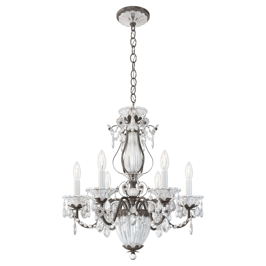 Riviko Heritage Bloom 7-Light Chandelier - Background Shot