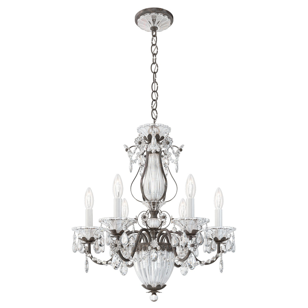 Riviko Heritage Bloom 7-Light Chandelier - Background Shot