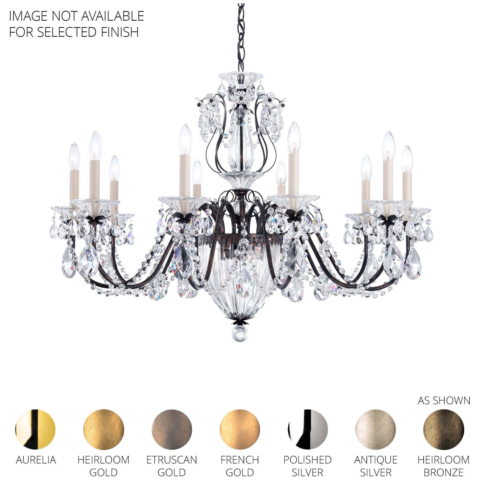 Riviko Grand Lumina 13-Light Chandelier - Background Shot