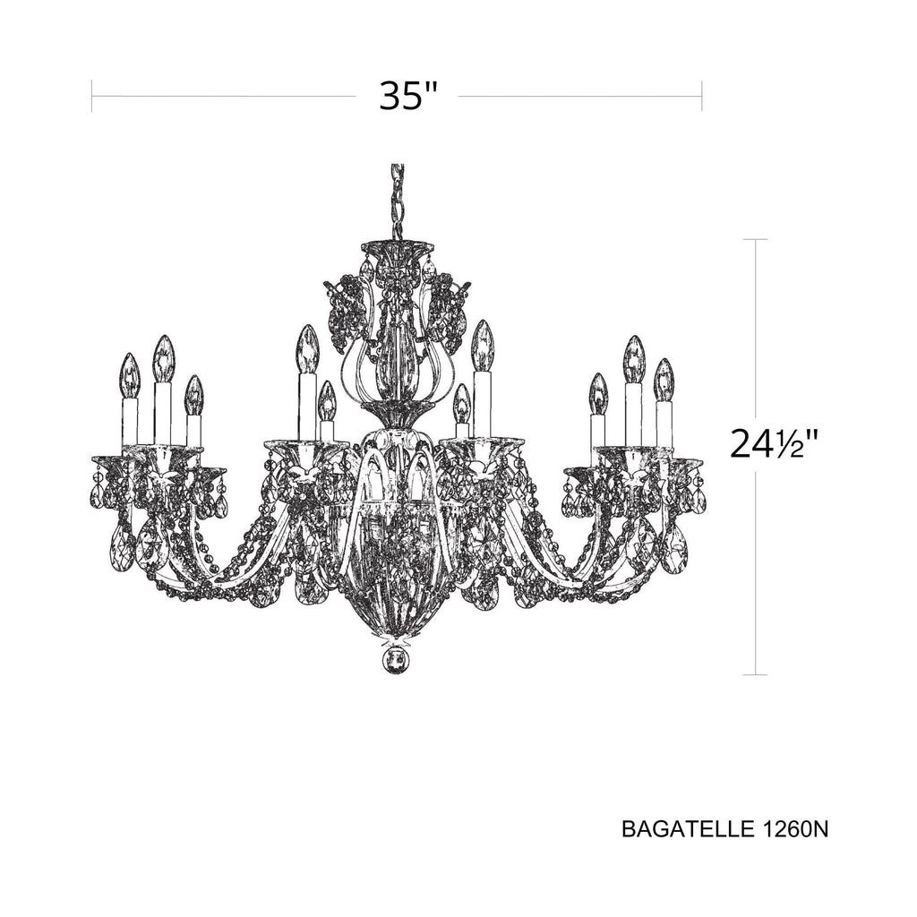 Riviko Grand Lumina 13-Light Chandelier - Background Shot