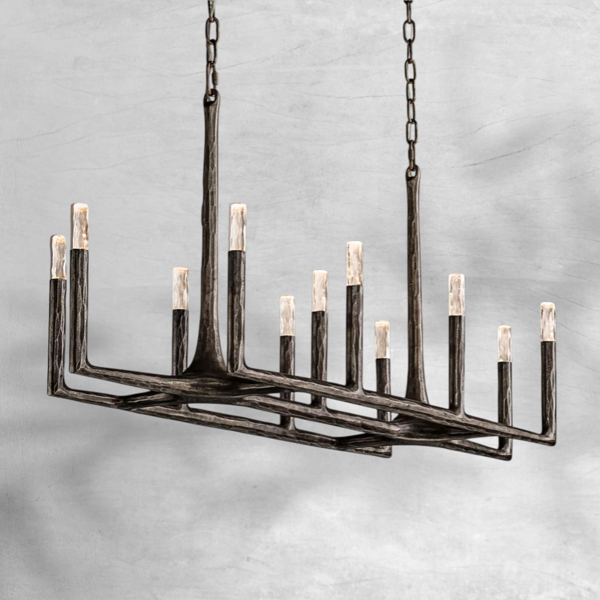 Thalen Forged Linear Chandelier