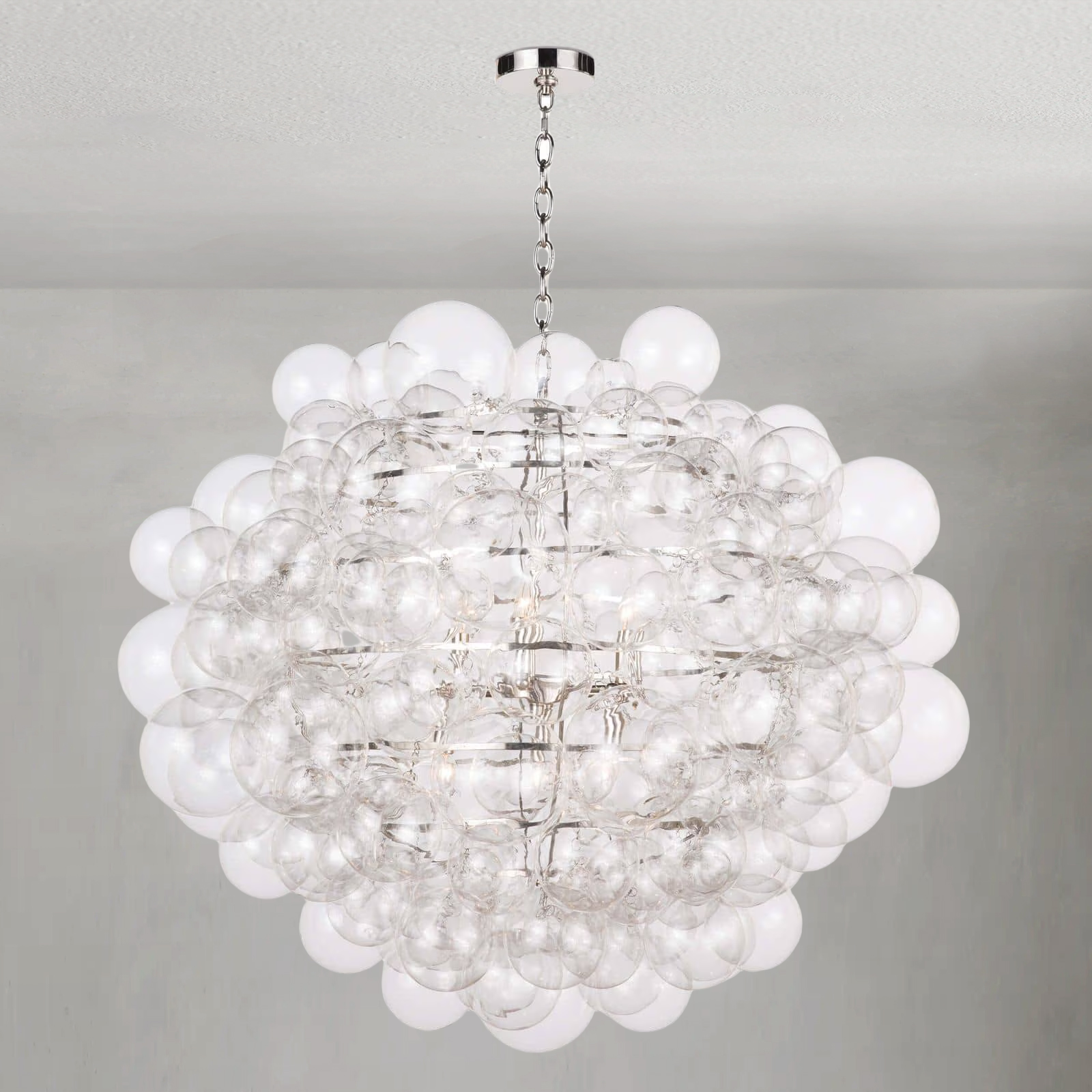 Riviko Nimbus Bloom Glass Chandelier - Background Shot