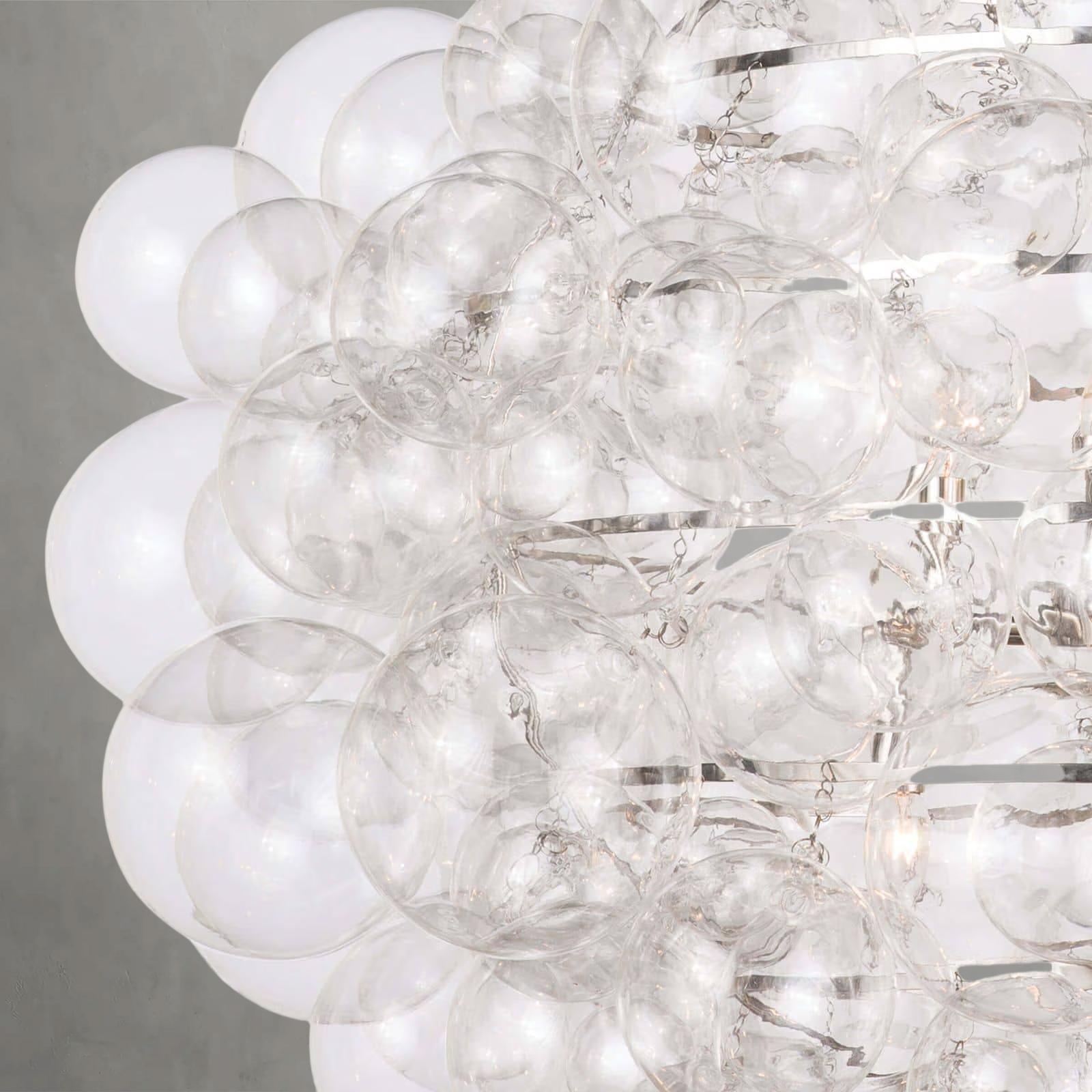 Riviko Nimbus Bloom Glass Chandelier - Background Shot