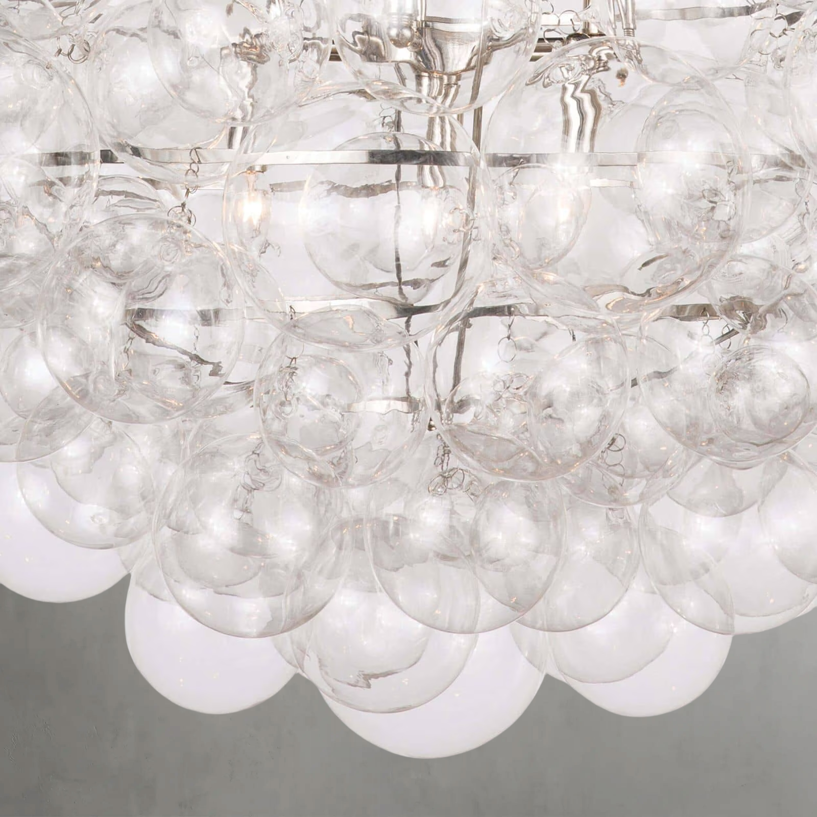 Riviko Nimbus Bloom Glass Chandelier - Background Shot