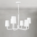 Riviko Coastal Breeze Jute Rope Chandelier - Background Shot