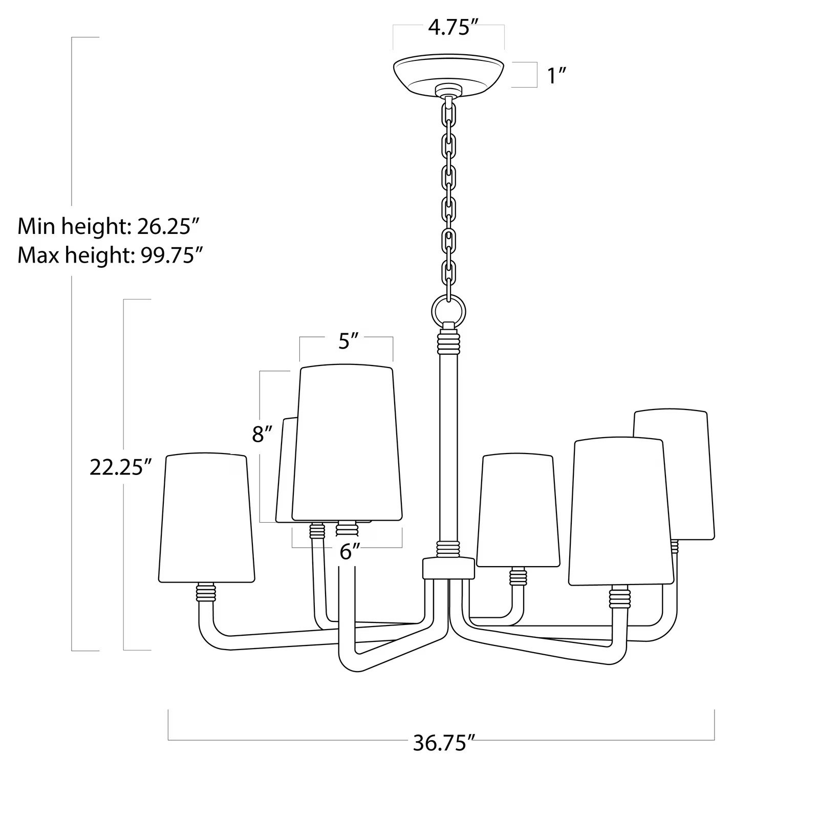 Riviko Coastal Breeze Jute Rope Chandelier - Background Shot
