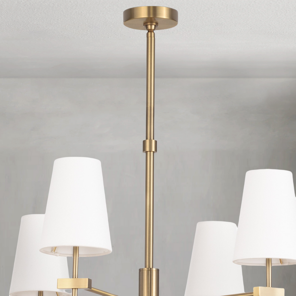 Riviko Veridian Grand 6-Light Chandelier - Background Shot