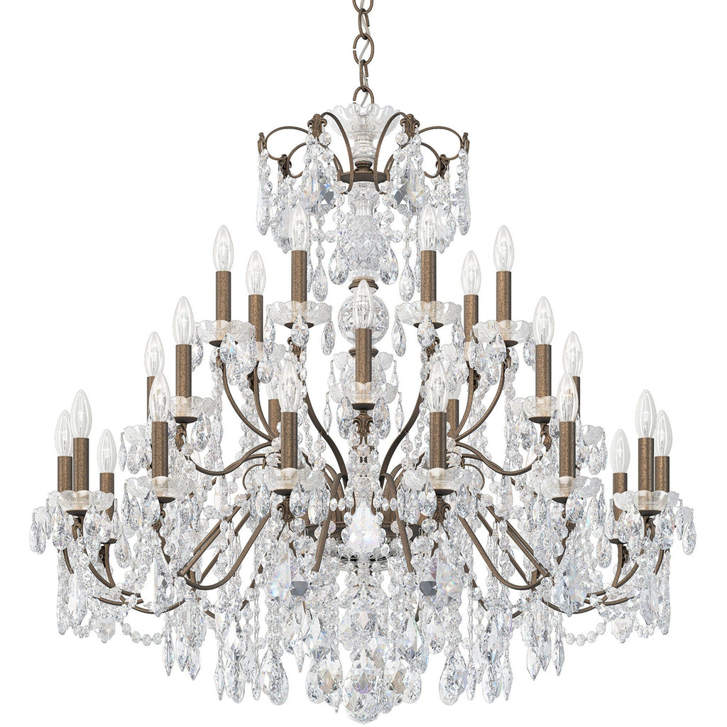 Riviko Regal Cascade Round Chandelier - Background Shot