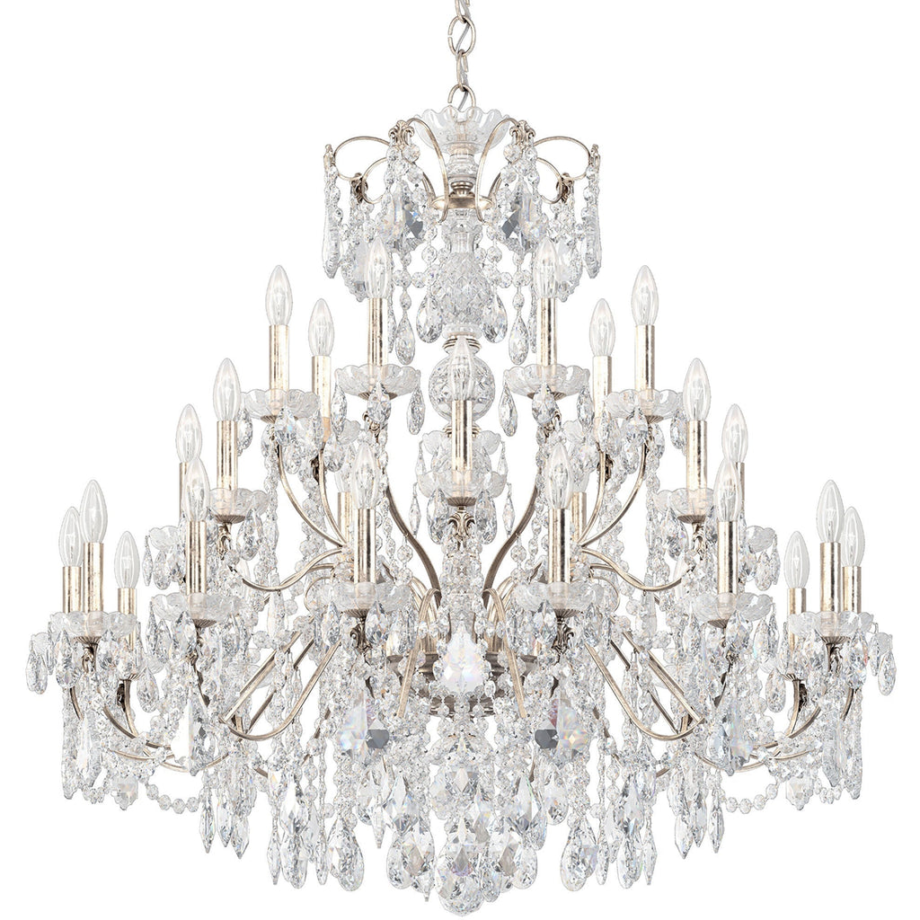Riviko Regal Cascade Round Chandelier - Background Shot