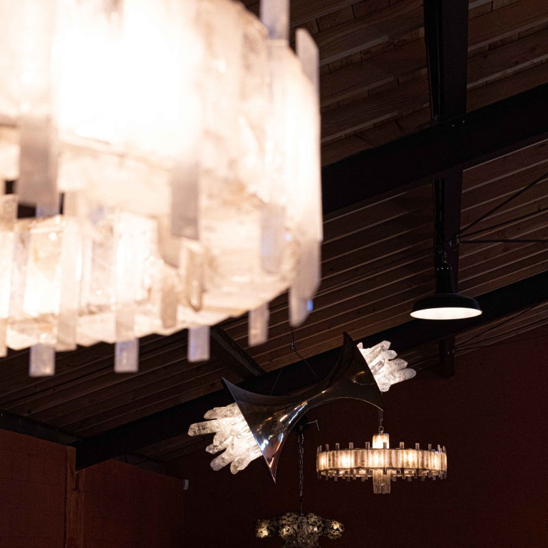 Riviko Cosmic Cascade Chandelier - Background Shot