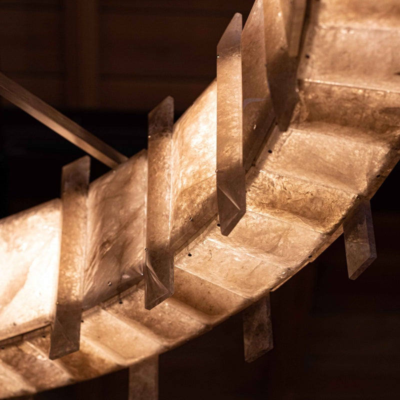 Riviko Cosmic Cascade Chandelier - Background Shot