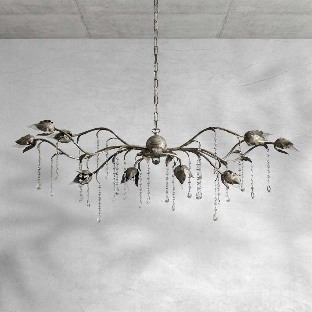 Riviko Viticcio Grand Rectangular Chandelier 52'' 61" 71'' - Background Shot