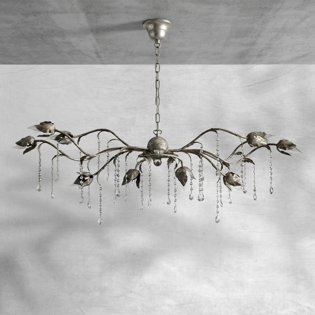 Riviko Viticcio Grand Rectangular Chandelier 52'' 61" 71'' - Background Shot