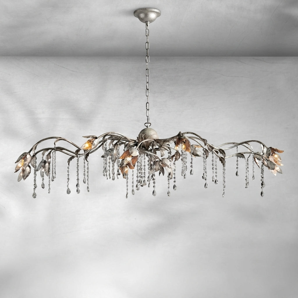Riviko Viticcio Grand Rectangular Chandelier 52'' 61" 71'' - Background Shot