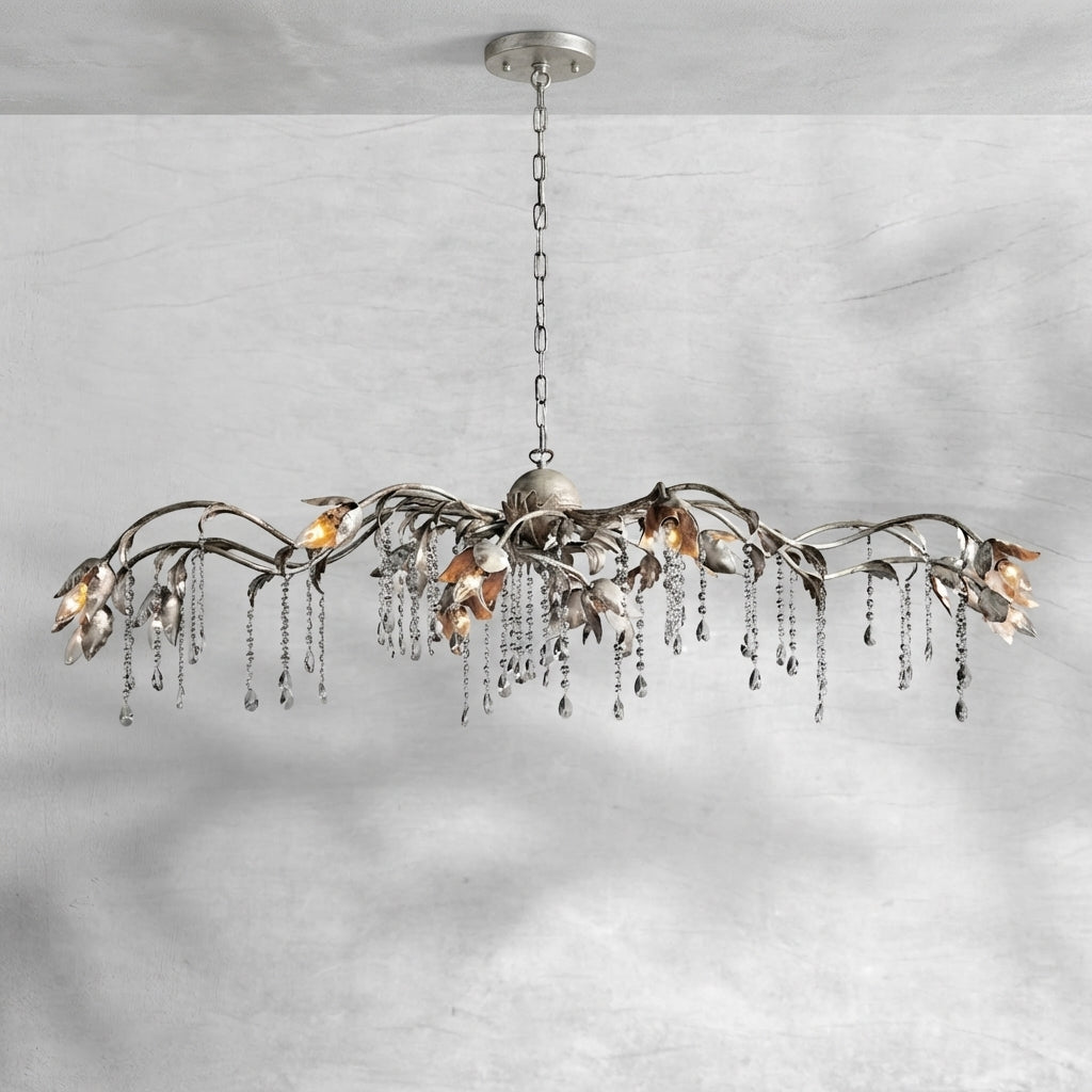 Riviko Viticcio Grand Rectangular Chandelier 52'' 61" 71'' - Background Shot