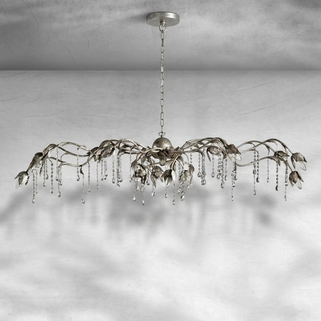 Riviko Viticcio Grand Rectangular Chandelier 52'' 61" 71'' - Background Shot