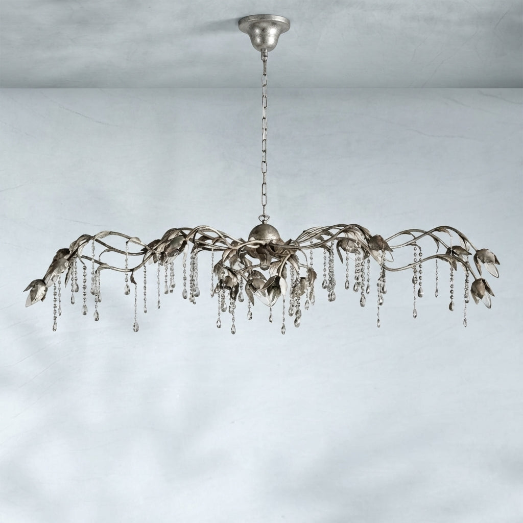 Riviko Viticcio Grand Rectangular Chandelier 52'' 61" 71'' - Background Shot