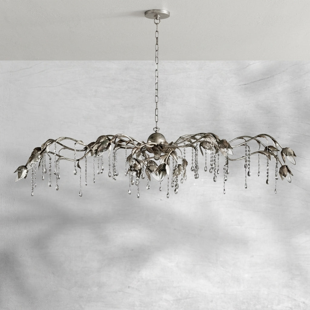 Riviko Viticcio Grand Rectangular Chandelier 52'' 61" 71'' - Background Shot