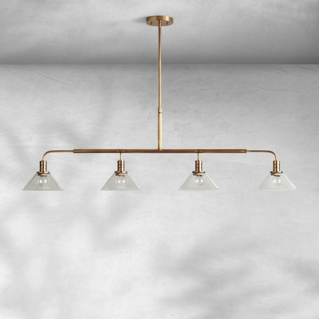 Riviko Theron Linear Chandelier 50"60" - Background Shot