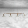 Riviko Theron Linear Chandelier 50"60" - Background Shot